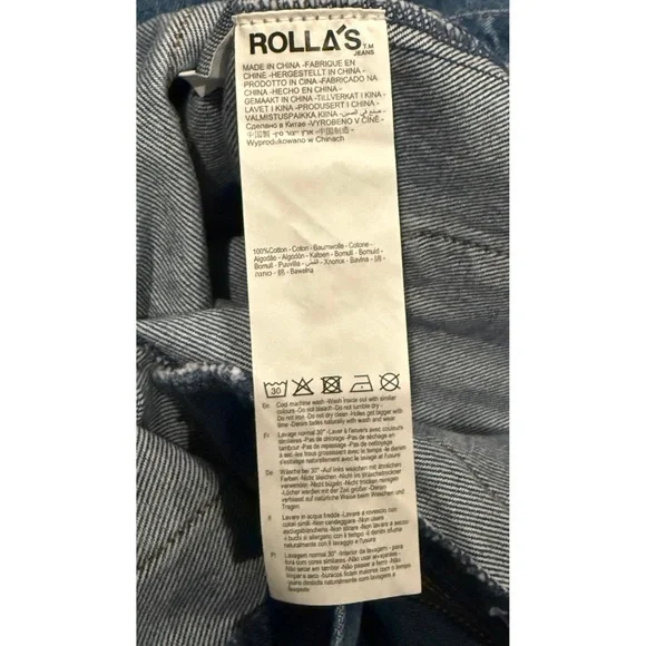ROLLA’S High Rise Wide Leg Sailor Jean - Picture 9 of 11